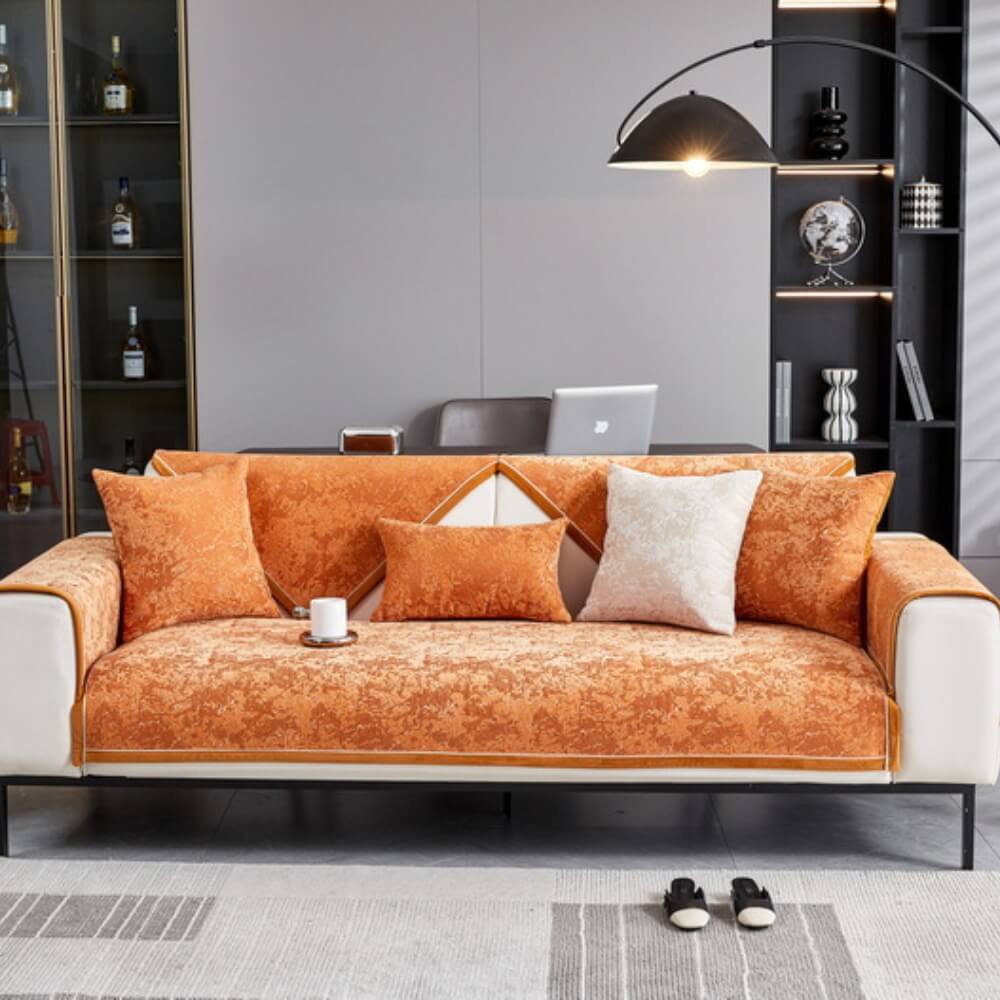 Chenille Wear-Resistant Anti-Scratch Sofa Anti-Slip Protection Sofa Cover