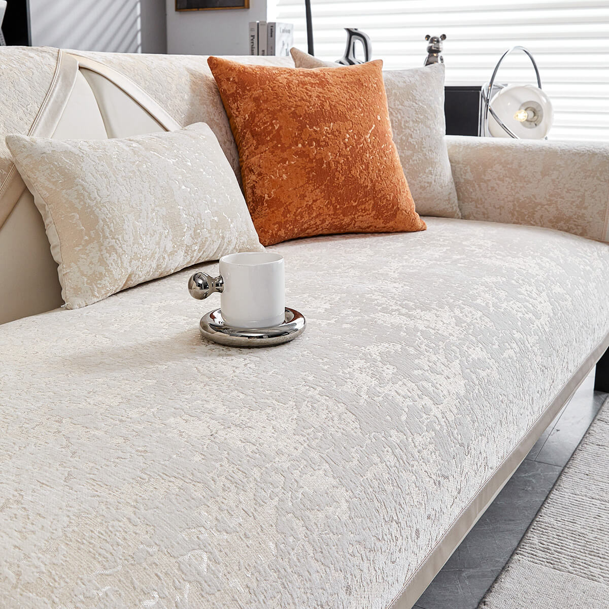 Chenille Wear-Resistant Anti-Scratch Sofa Anti-Slip Protection Sofa Cover