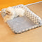 Chequerboard Soft Neck Guard Large Dog Pillow Bed