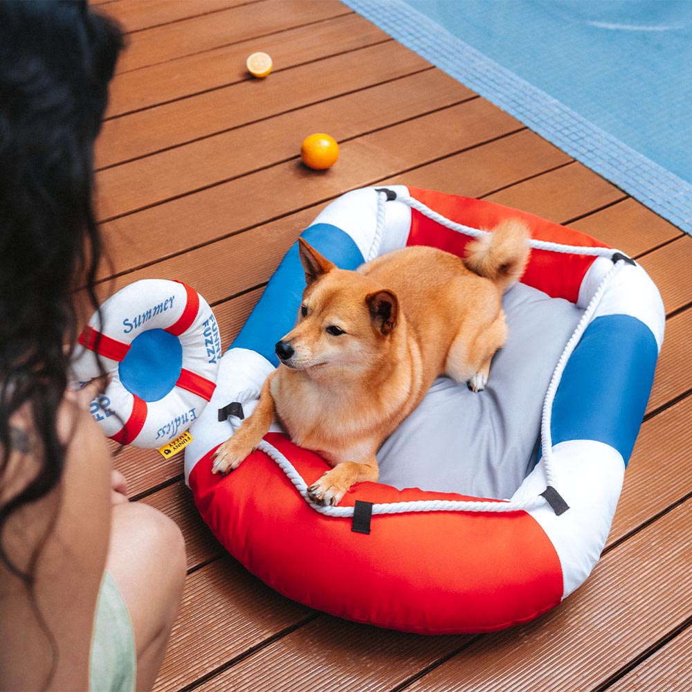 Summer Cooling Waterproof Boat-Shaped Pet Bed or Pillow – Chill Raft