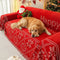 Christmas Decoration Chenille Wear-Resistant Sofa Blanket Sofa Cover