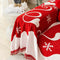 Christmas Decoration Chenille Wear-Resistant Sofa Blanket Sofa Cover