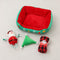 Coffret cadeau de Noël, lit chaud pour chien et chat, grotte semi-fermée