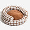 Classic Argyle Washable Bolster Donut Cat Bed - Cozy Haven
