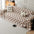 Color Block Checkerboard Fringe Trim Sofa Blanket Sofa Cover