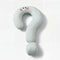 Cooling Ice Silk Question Mark Pillow