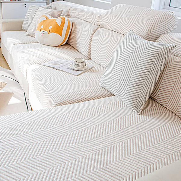 Cooling Ice Silk Stretch Full Wrap Sofa Protection Magic Sofa Cover