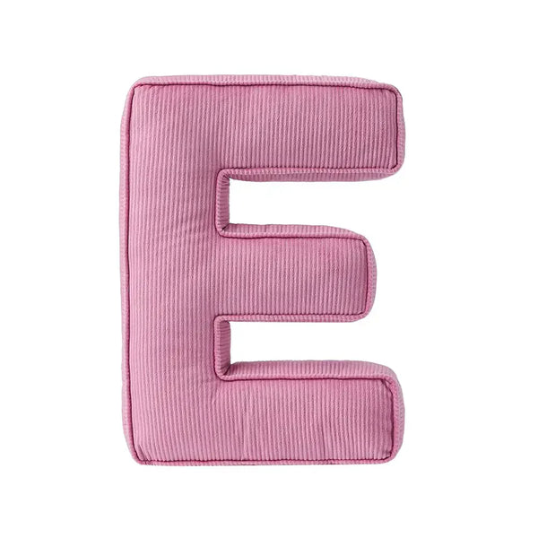 Corduroy Soft Hugging Letter Sofa Pillow