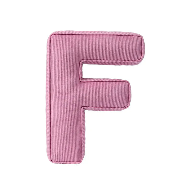 Corduroy Soft Hugging Letter Sofa Pillow