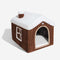 Christmas Snow House Cozy Warmth Large Dog House