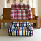 Cozy Plaid Faux Lambs Wool Washable Dog & Cat Sofa Bed - Vintage Modern