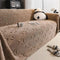 Cream Textured Jacquard Design Sofa Decorative Throw Sofa Cover