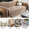 Cream Textured Jacquard Design Sofa Decorative Throw Sofa Cover