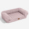 Cream Fluffy Comfort Orthopedic Dog and Cat Sofa Bed