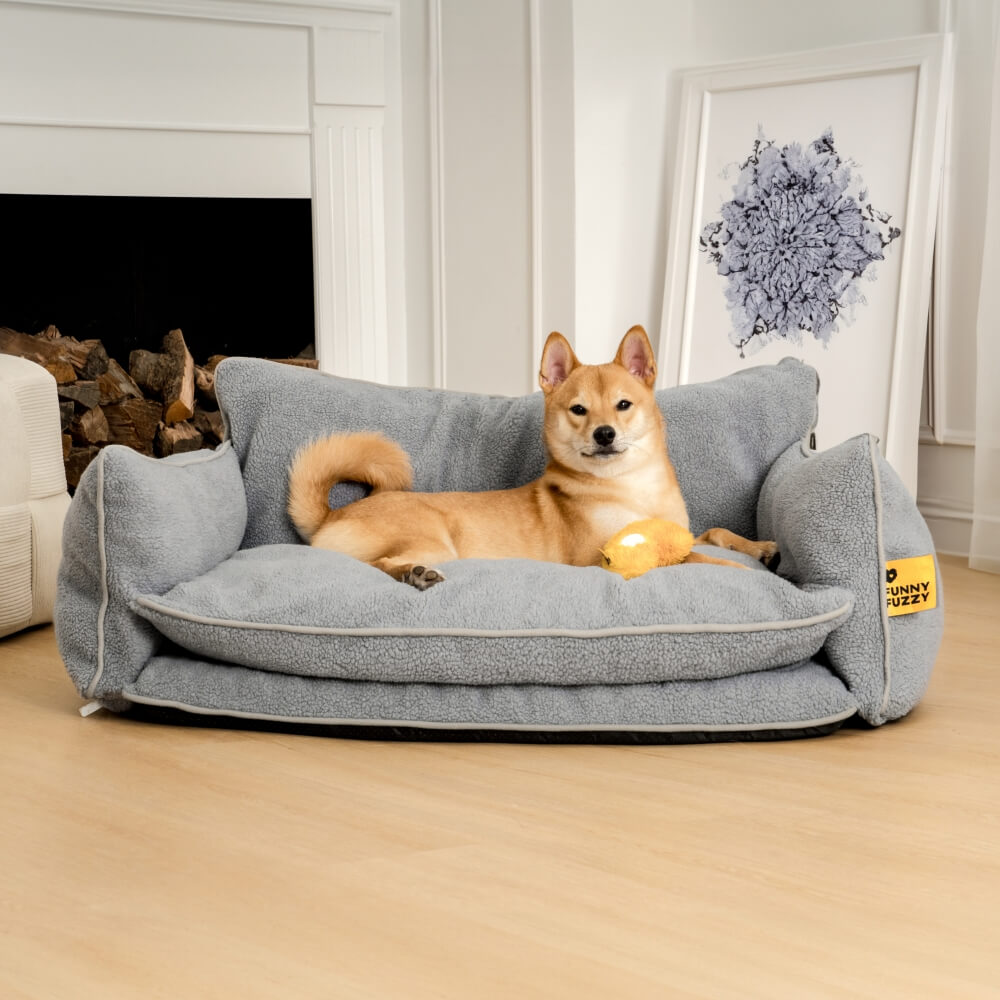 Bed Cover - Soft Faux Lambswool Double Layer Dog & Cat Sofa Bed