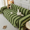 Decorative Stripe Tassel Chenille Throw Sofa Cover