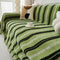 Decorative Stripe Tassel Chenille Throw Sofa Cover