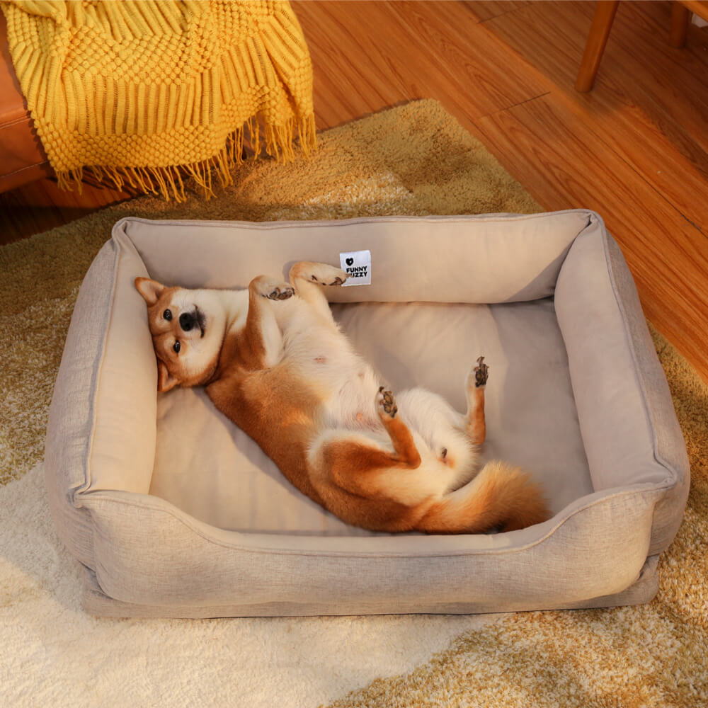 Dog Bed - Square Bread - FUNNYFUZZY