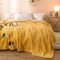 Couverture de canapé-lit double face en velours de lait