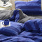 Ensemble de draps à rayures confortables double face