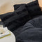 Ensemble de draps à rayures confortables double face