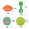 Durable Latex Teething With Squeaker Dog Chew Toy