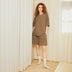 Eco-friendly Pet Hair Resistant Pure Color Crew Neck Short Sleeve Couples Pajama Set