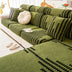 All-Season Soft & Stretchy Fishbone Striped Magic Sofa Cover