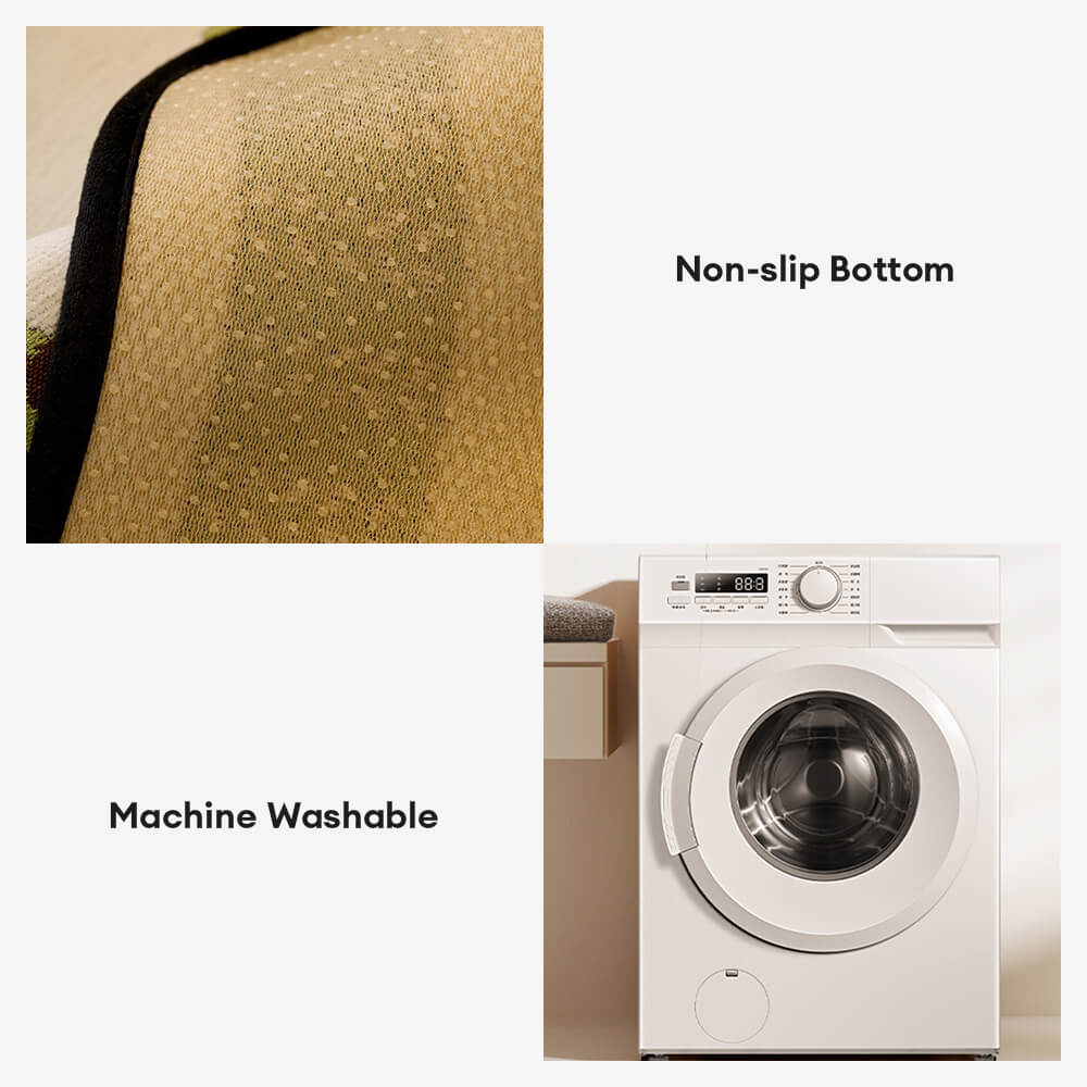 Chenille Scratch-resistant Fabric Pastoral Style  Irregular Shaped Non-slip Sofa Cover