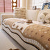Chenille Scratch-resistant Fabric Pastoral Style  Irregular Shaped Non-slip Sofa Cover