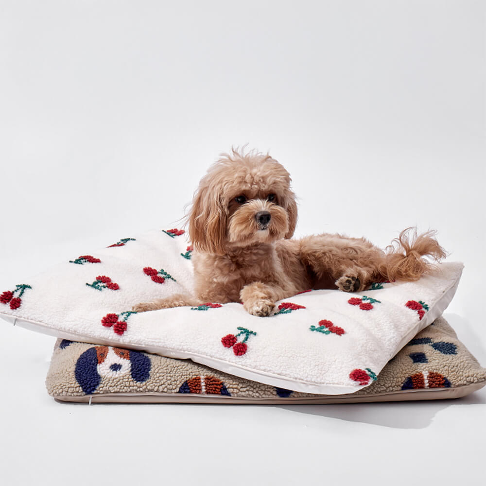 Cherry Double-Sided Cozy Waterproof Nylon Dog & Cat Mat