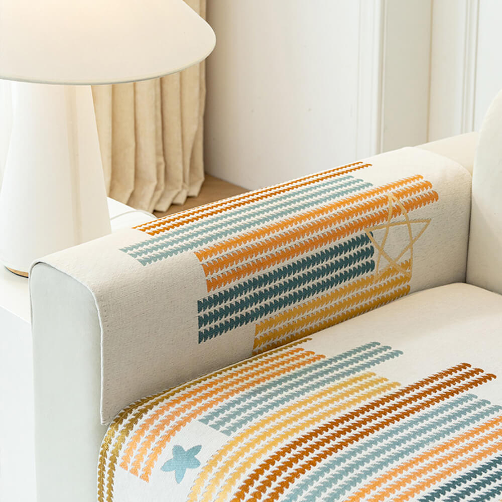 Chic All-seasons Chenille Anti-scratch Anti-Slip Furniture Protector Sofa Cover