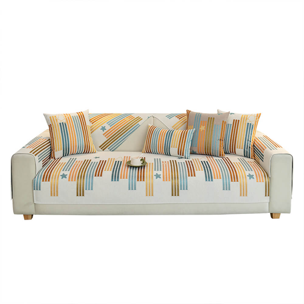 Chic All-seasons Chenille Anti-scratch Anti-Slip Furniture Protector Sofa Cover
