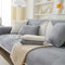 Classic Striped Square Plush Sofa Cover
