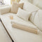Classic Striped Square Plush Sofa Cover