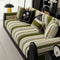 Colorblock Woven Suede Soft Skin-Friendly Anti-Skid Sofa Cover