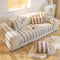 Cotton Linen Stripe Anti-scratch Furniture Protector Sofa Cover