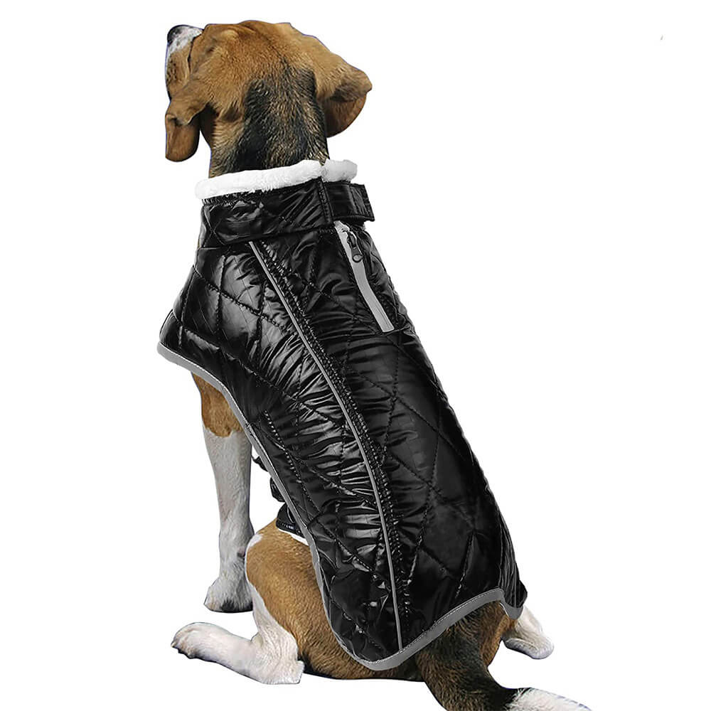 Dazzling Colorful Waterproof Reflective Warm Dog Jacket