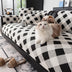 Diamond Chenille Scratch-resistant Sofa Protection Non-slip Sofa Cover