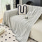 Elegant Herringbone Chenille Textured Throw Sofa Cover