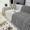 Elegant Herringbone Chenille Textured Throw Sofa Cover