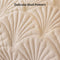 Elegant Shell Pattern Flannel Scratch-Resistant Couch Cover