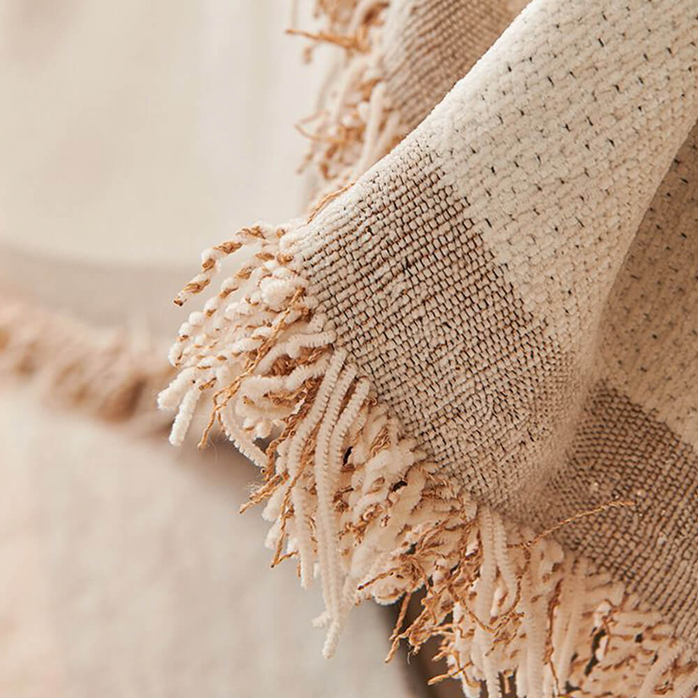 Geometric Pattern Reversible Chenille Throw Sofa Cover