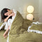 Ensemble de draps de lit antistatiques chauds en velours de lait sculpté de luxe