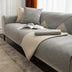 Minimalist Solid Color Breathable Faux Linen Sofa Cover