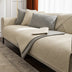 Minimalist Solid Color Breathable Faux Linen Sofa Cover