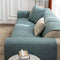 Minimalist Solid Color Breathable Faux Linen Sofa Cover