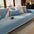 Minimalist Water-resistant Wheat Stripe Design Chenille Sofa Cover