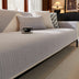 Minimalist Water-resistant Wheat Stripe Design Chenille Sofa Cover