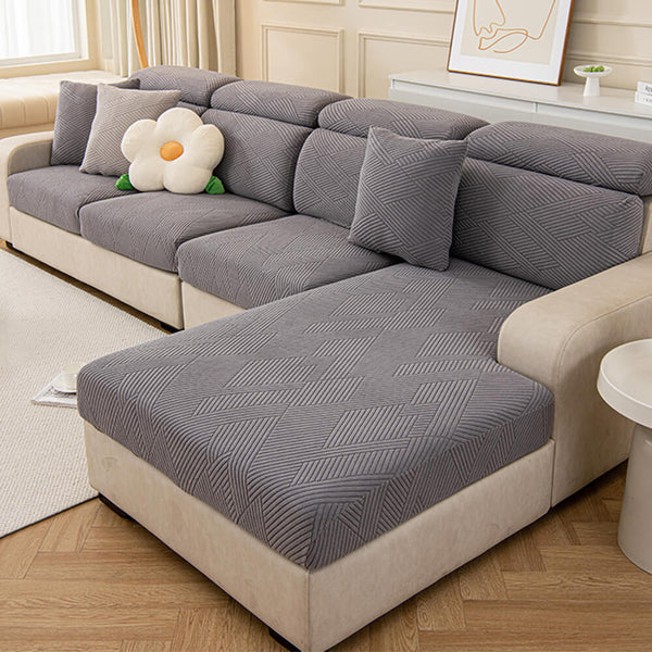Modern Geometric Stretch Full-Wrap Magic Sofa Cover
